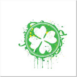 Patrick's clover Posters and Art